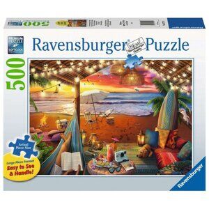Ravensburger 500 pcs Large Format Puzzle-Cozy Cabana New sealed